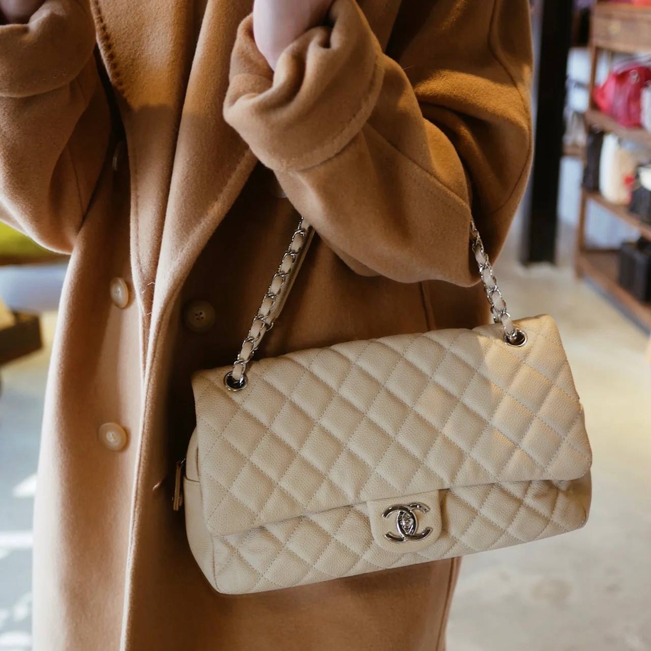 Chanel Easy Jumbo Flap Bag