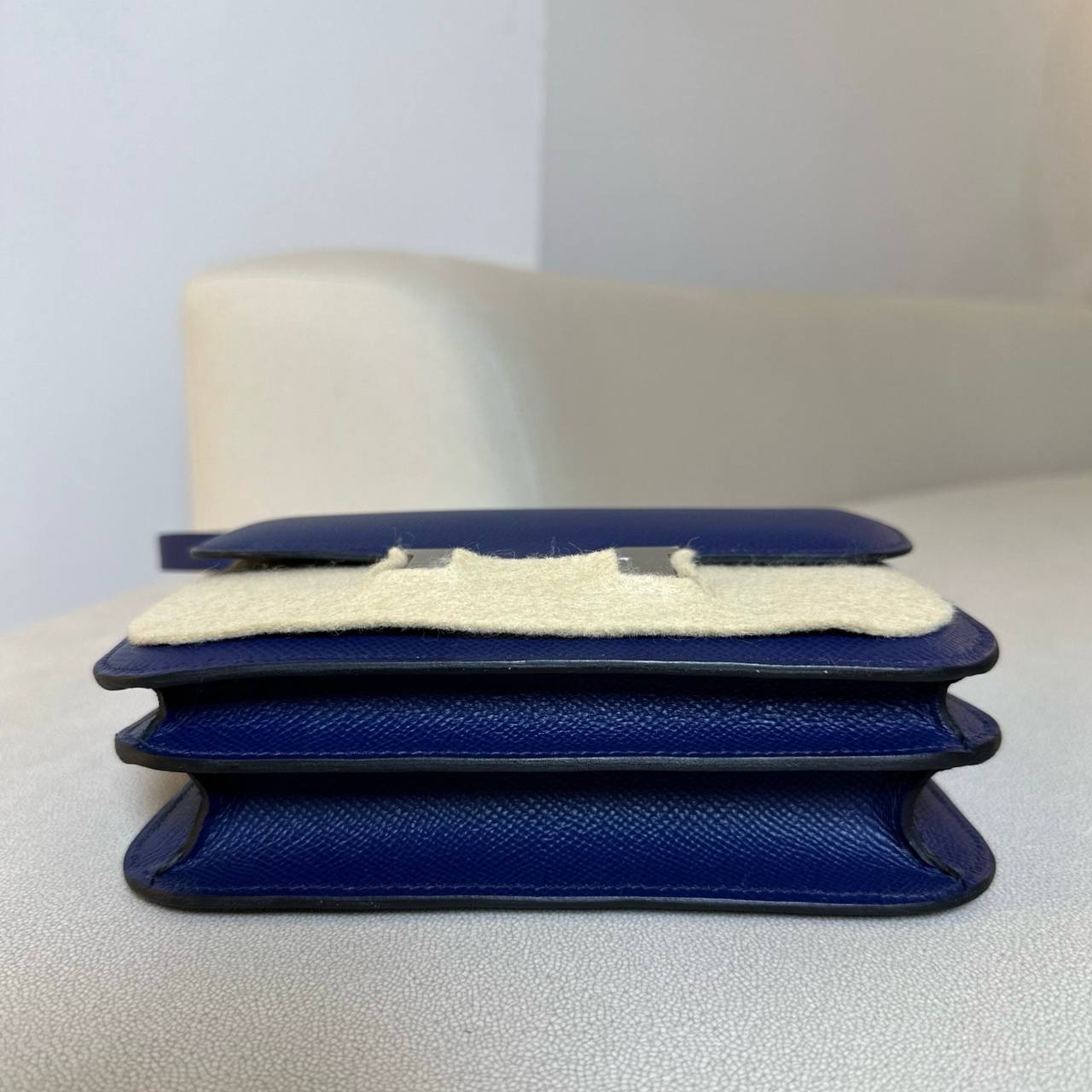 Hermès Blue Sapphire Epsom Mini Constance