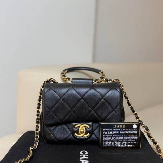 Chanel Mini Flap with Top Handle