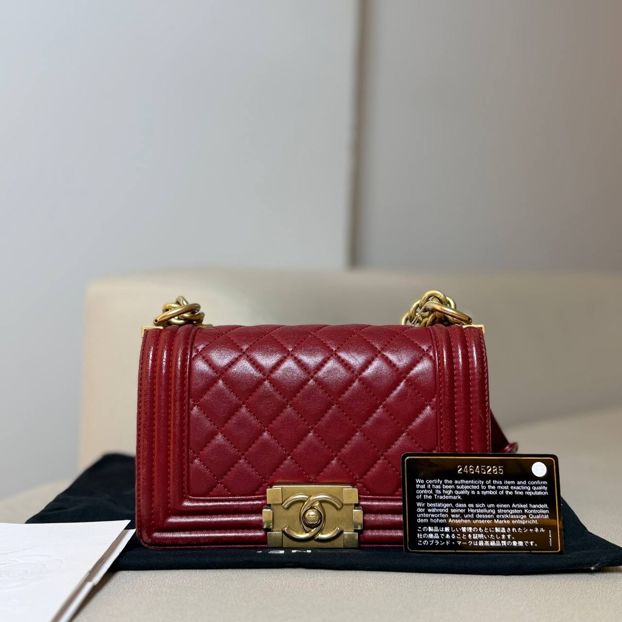 Chanel Boy Small Lambskin