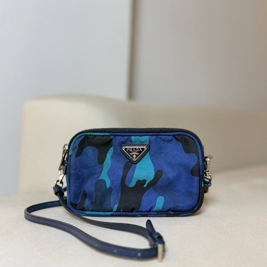 Prada Nylon Camouflage Crossbody