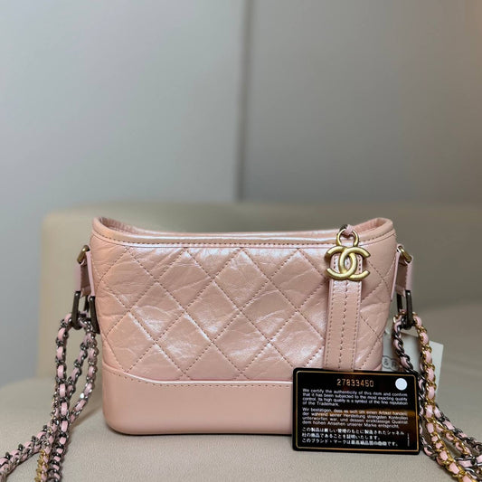 Chanel Gabrielle Small Pink Iridescent