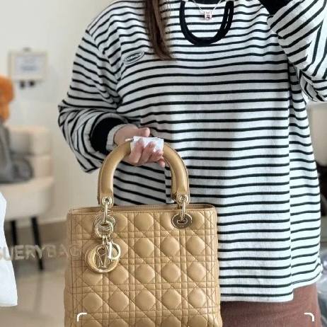 Lady Dior Medium Lambskin GHW