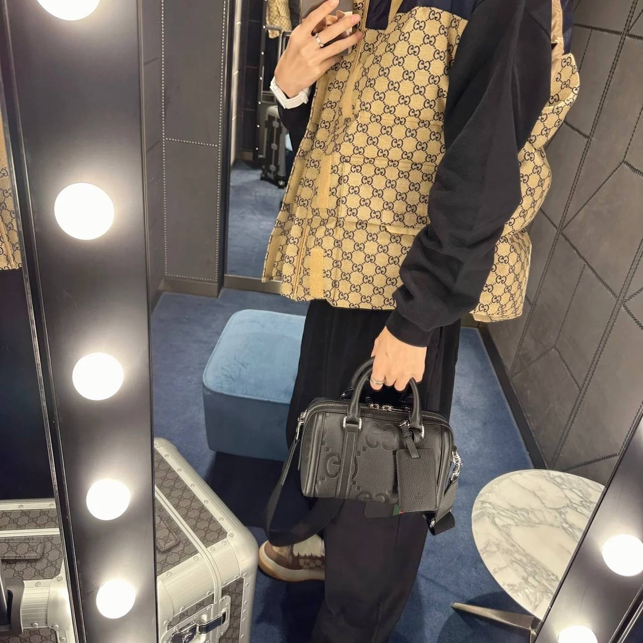 Gucci Jumbo GG Mini Duffle Bag