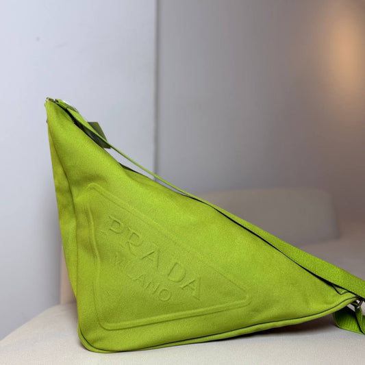 Prada Triangle Canvas Bag