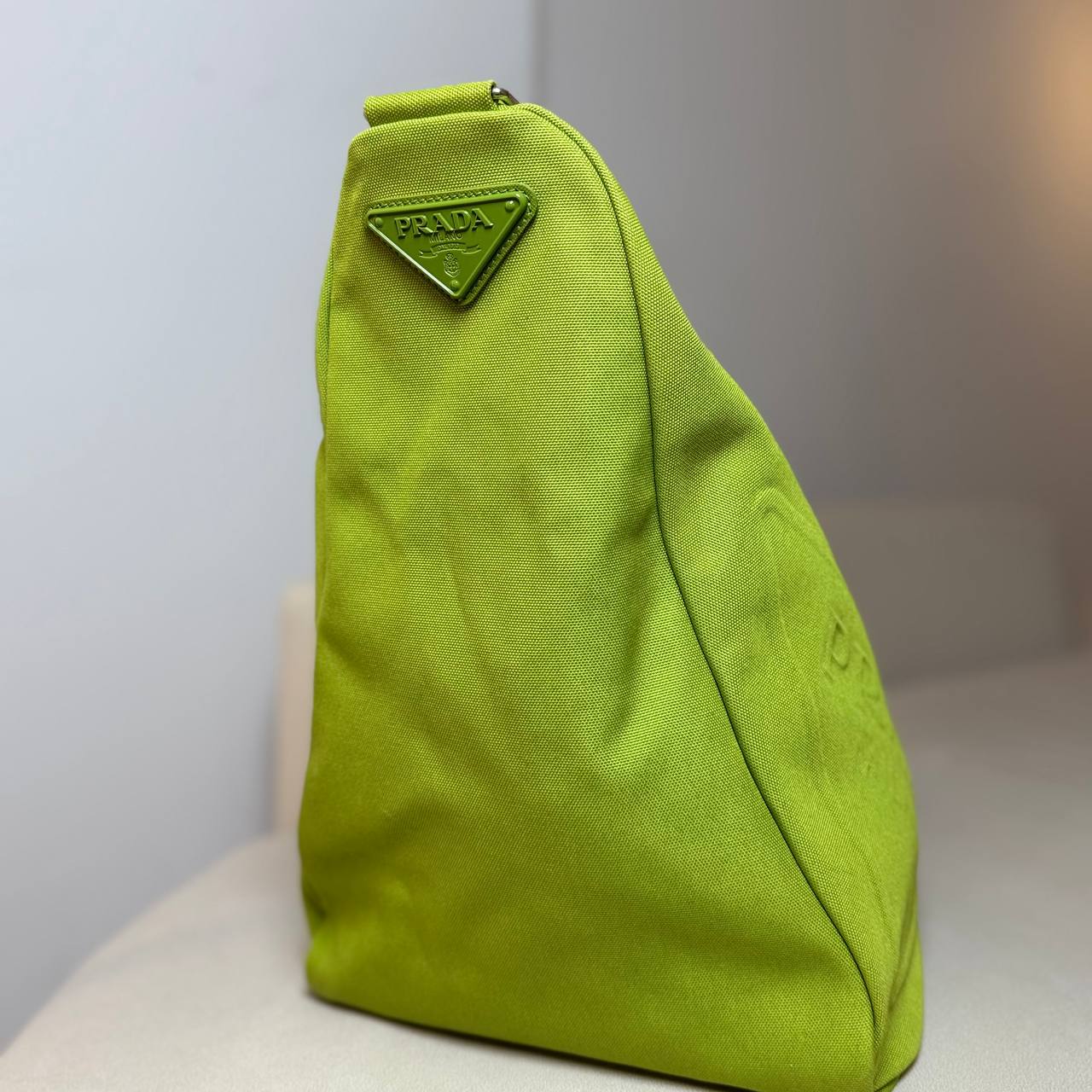 Prada Triangle Canvas Bag