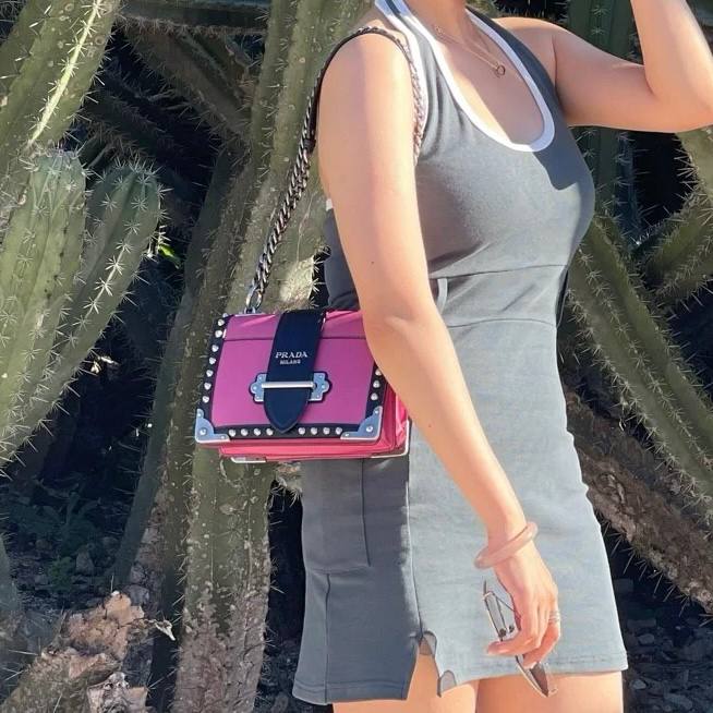 Prada Cahier Shoulder Bag