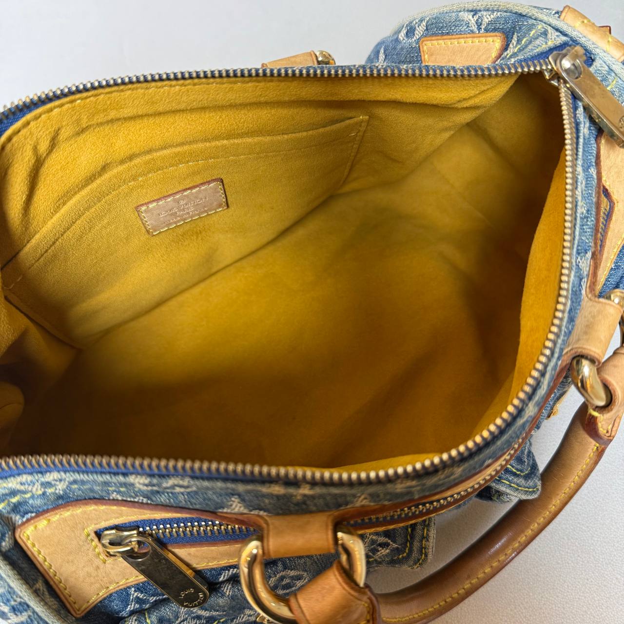 LV Neo Speedy Monogram Denim