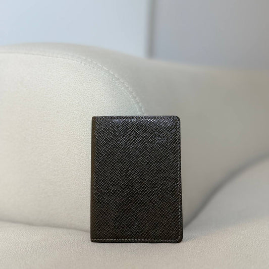 LV Pocket Organizer Taiga Leather