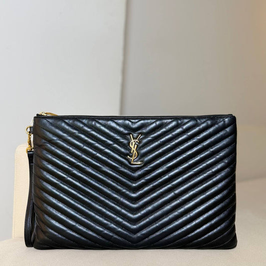 Saint Laurent Cassandre Matelassé Pouch
