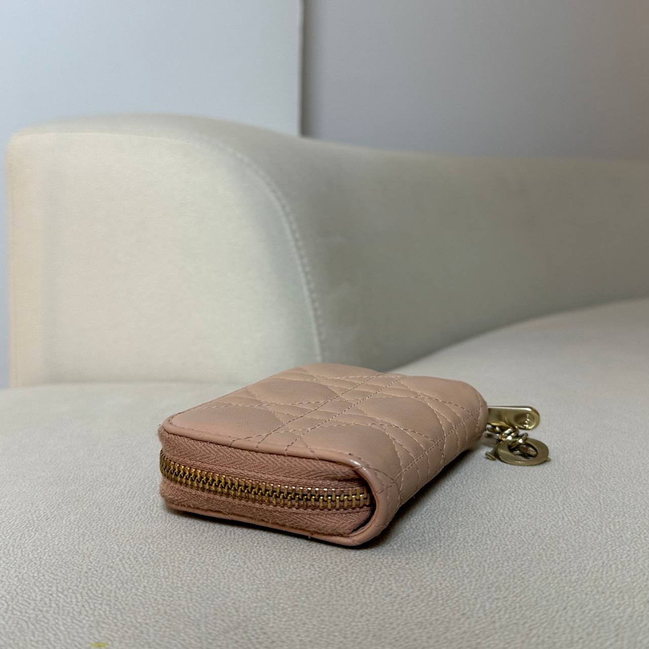 Dior Small Lady Dior Voyageur Coin Purse