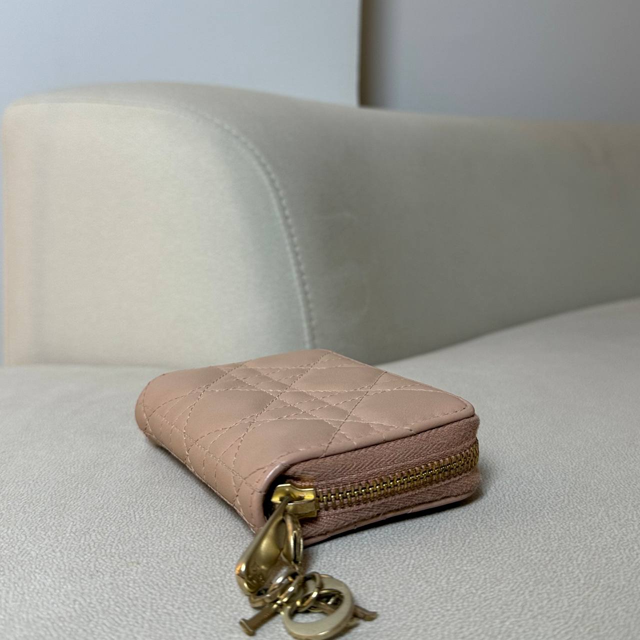 Dior Small Lady Dior Voyageur Coin Purse