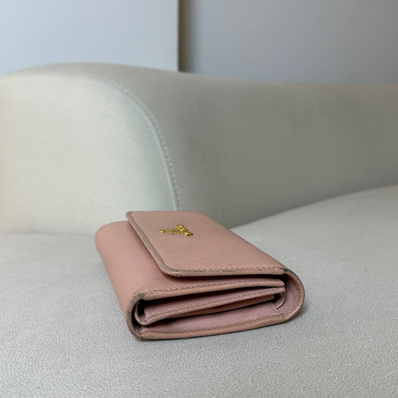 Prada Saffiano Continental Flap Wallet