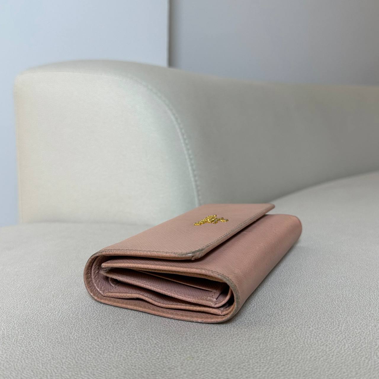 Prada Saffiano Continental Flap Wallet