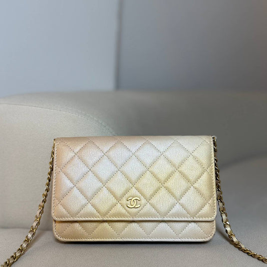 Chanel WOC Iridiscent Calfskin GHW