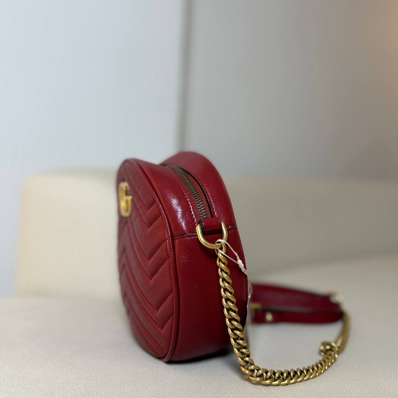 Gucci GG Marmont Mini Round Shoulder Bag