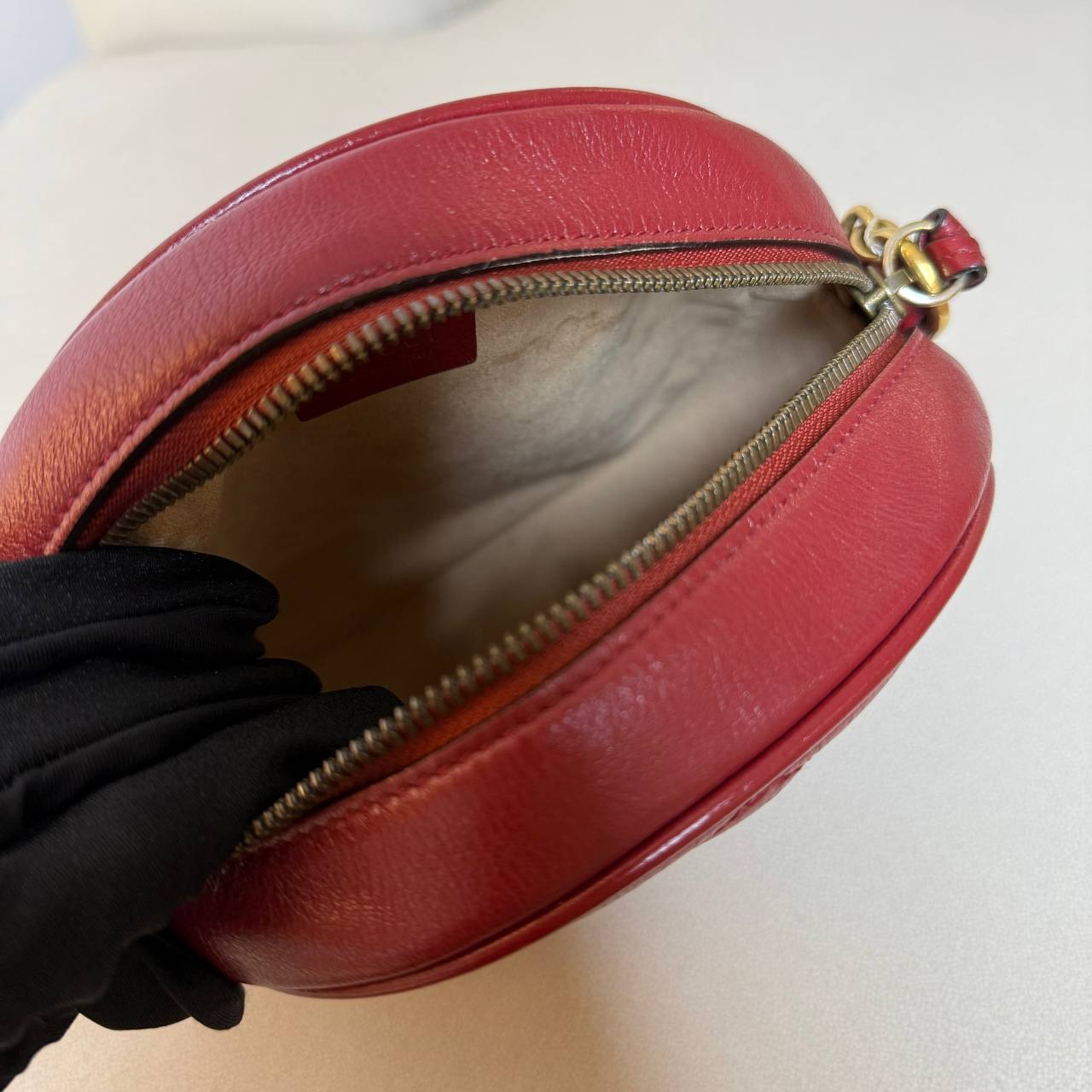 Gucci GG Marmont Mini Round Shoulder Bag