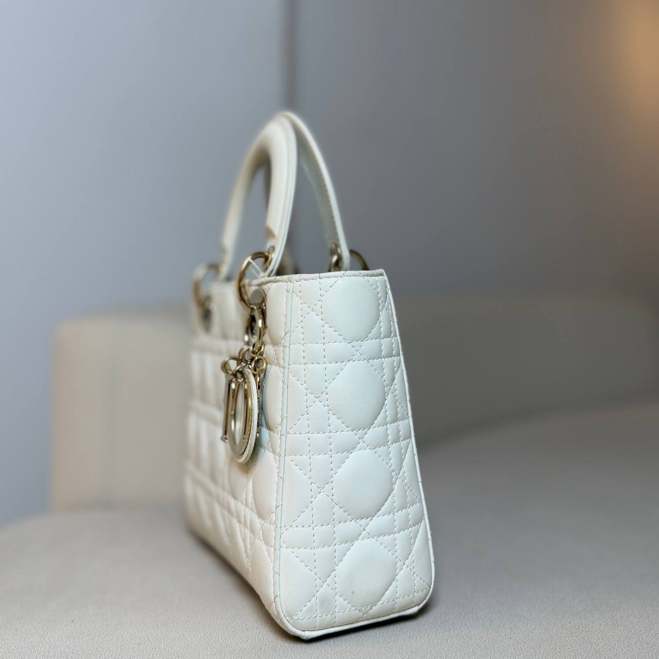 Lady Dior Small in Cannage Lambskin GHW
