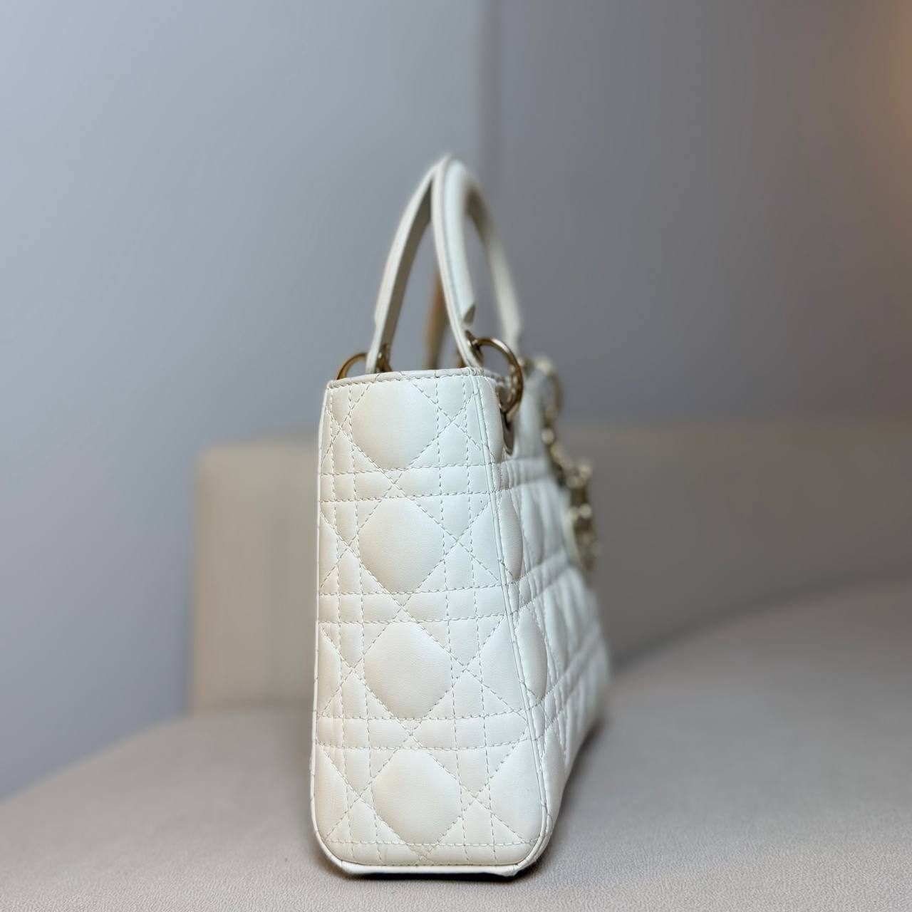 Lady Dior Small in Cannage Lambskin GHW