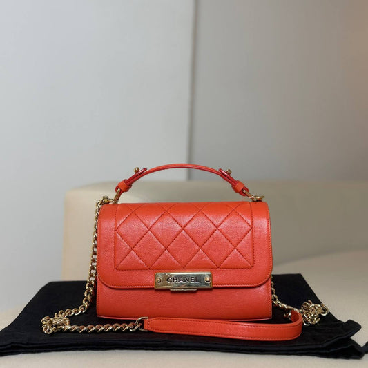 Chanel Label Click Small Flap Bag