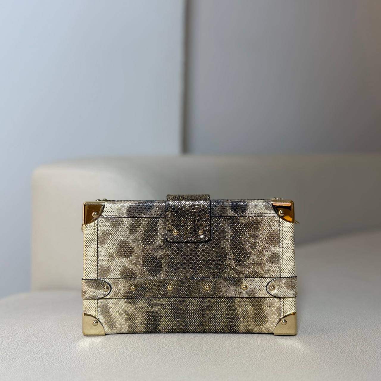 LV Petite Malle Lizard Skin